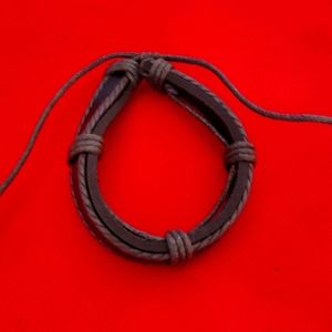 Genuine Leather Bracelet # 3 Handmade!